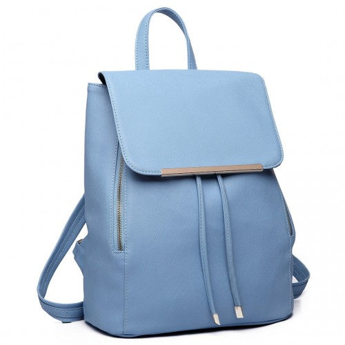 Miss Lulu Stylischer Rucksack aus Kunstleder - Sicherer Tagesrucksack mit Magnetverschluss, Modische PU-Leder Reisetasche