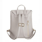 Miss Lulu Stylischer Rucksack aus Kunstleder - Sicherer Tagesrucksack mit Magnetverschluss, Modische PU-Leder Reisetasche