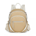 Miss Lulu Umwandelbare Quertasche aus PU-Leder - Leichter Diebstahlsicherer Tagesrucksack mit mehreren Taschen