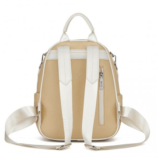 Miss Lulu Umwandelbare Quertasche aus PU-Leder - Leichter Diebstahlsicherer Tagesrucksack mit mehreren Taschen