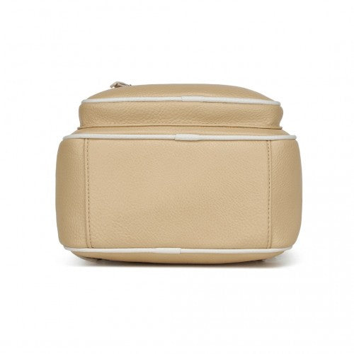 Miss Lulu Umwandelbare Quertasche aus PU-Leder - Leichter Diebstahlsicherer Tagesrucksack mit mehreren Taschen