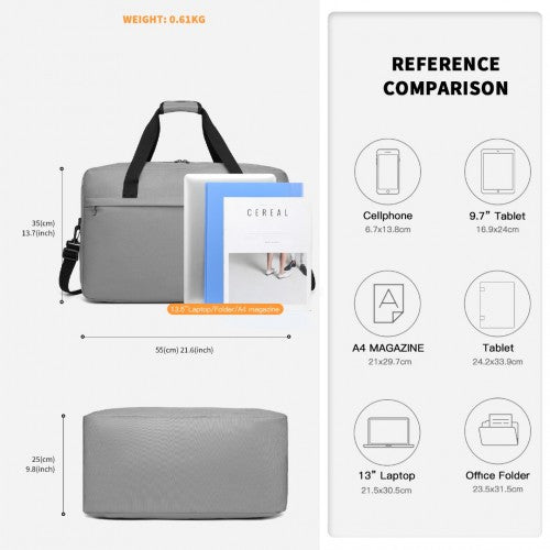 Kono Leichtgewicht Mehrzweck Unisex Sport Duffel-Reisetasche