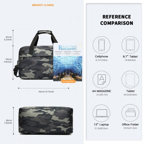 Kono Leichtgewicht Mehrzweck Unisex Sport Duffel-Reisetasche