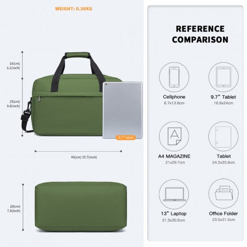 Kono Leichtgewicht Mehrzweck Unisex Sport Duffel-Reisetasche