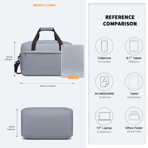 Kono Leichtgewicht Mehrzweck Unisex Sport Duffel-Reisetasche