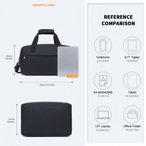 Kono Leichtgewicht Mehrzweck Unisex Sport Duffel-Reisetasche