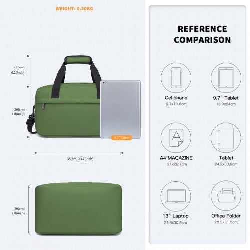 Kono Leichtgewicht Mehrzweck Unisex Sport Duffel-Reisetasche