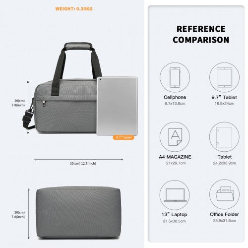 Kono Leichtgewicht Mehrzweck Unisex Sport Duffel-Reisetasche