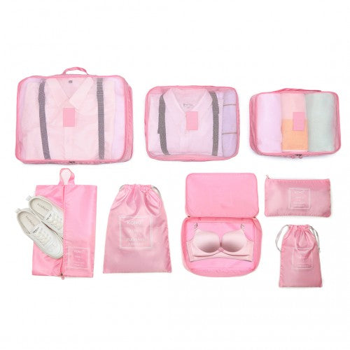 Kono 8 Stück Polyester Reisegepäck Organizer Bag Set