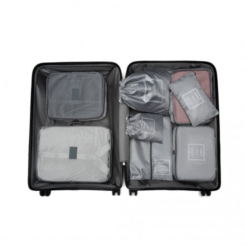 Kono 8 Stück Polyester Reisegepäck Organizer Bag Set