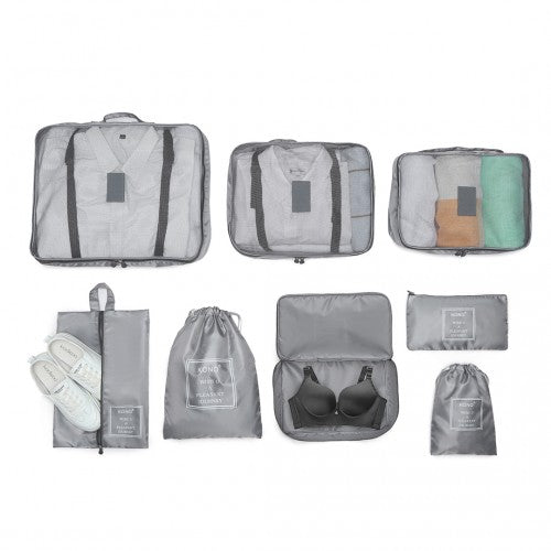 Kono 8 Stück Polyester Reisegepäck Organizer Bag Set