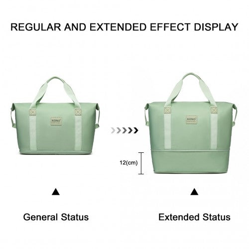 Kono Zwei Stücke Erweiterbar Dauerhaft Wasserdicht Reise-Seesack-Set