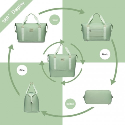 Kono Zwei Stücke Erweiterbar Dauerhaft Wasserdicht Reise-Seesack-Set