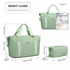 Kono Zwei Stücke Erweiterbar Dauerhaft Wasserdicht Reise-Seesack-Set