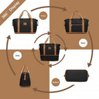 Kono Zwei Stücke Erweiterbar Dauerhaft Wasserdicht Reise-Seesack-Set