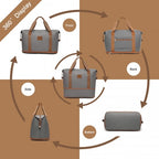 Kono Zwei Stücke Erweiterbar Dauerhaft Wasserdicht Reise-Seesack-Set