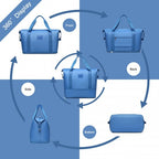 Kono Zwei Stücke Erweiterbar Dauerhaft Wasserdicht Reise-Seesack-Set