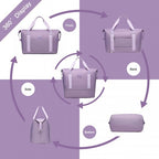 Kono Zwei Stücke Erweiterbar Dauerhaft Wasserdicht Reise-Seesack-Set