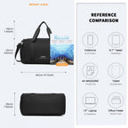 Kono Wasserdicht Seesack Leichtgewicht Sport-Turnbeutel Mit Schuhfach