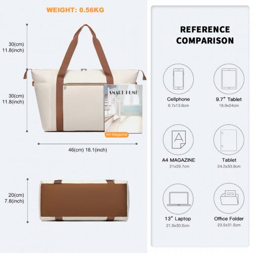 Kono Multifunktional Großes Fassungsvermögen Leichtes Gewicht Wasserabweisend Reisen und Fitnessstudio Seesack mit Nass- und Trockentrennfach