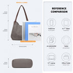 Kono Canvas Schulter-Einkaufstasche