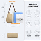 Kono Canvas Schulter-Einkaufstasche