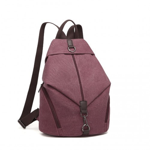 Kono Mode Anti-Theft Canvas Rucksack