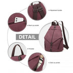 Kono Mode Anti-Theft Canvas Rucksack