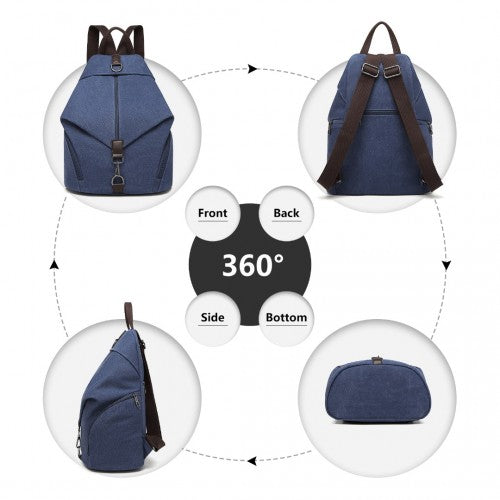 Kono Mode Anti-Theft Canvas Rucksack