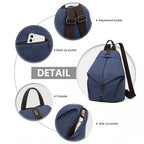 Kono Mode Anti-Theft Canvas Rucksack