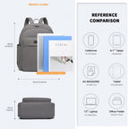 Kono Leinwand Leicht Zwanglos Schulrucksack