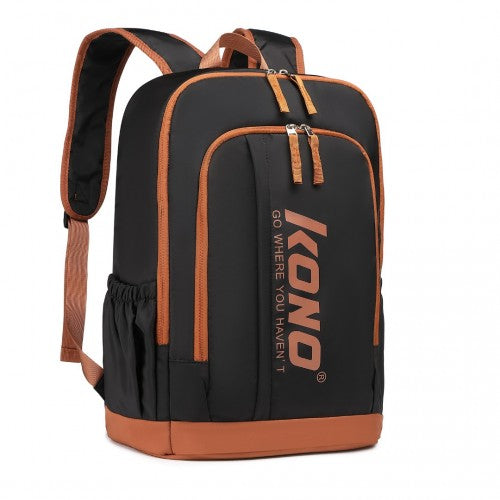 Kono Kontrastreiche Farben Wasserdicht Lässig Rucksack Mit Laptop-Fach