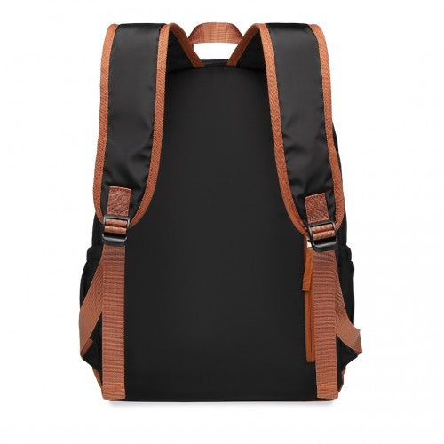 Kono Kontrastreiche Farben Wasserdicht Lässig Rucksack Mit Laptop-Fach