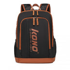 Kono Kontrastreiche Farben Wasserdicht Lässig Rucksack Mit Laptop-Fach