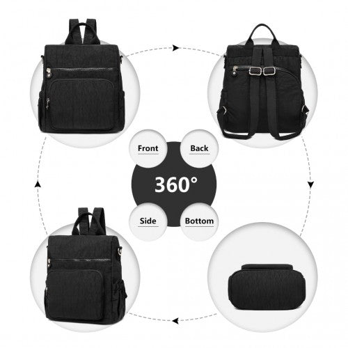 Kono Mehrweg Diebstahlschutz Wasserdicht Rucksack Schultertasche