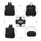 Kono Mehrweg Diebstahlschutz Wasserdicht Rucksack Schultertasche