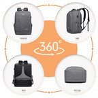 Kono Rucksack mit mehreren Fächern und USB-Anschluss