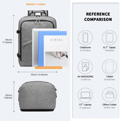 Kono Leicht Kabinentasche Reise-Business-Rucksack