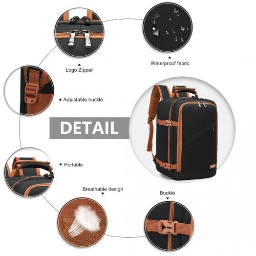 Kono Leicht Kabinentasche Reise-Business-Rucksack