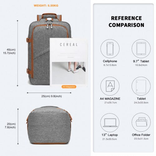 Kono Leicht Kabinentasche Reise-Business-Rucksack