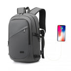 Kono PVC-beschichtet Wasserabweisend Tech Rucksack Mit USB-Ladeanschluss