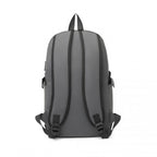 Kono PVC-beschichtet Wasserabweisend Tech Rucksack Mit USB-Ladeanschluss