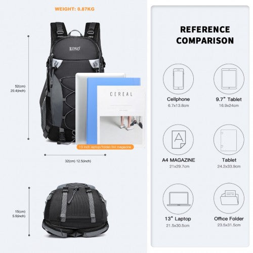 Kono Multi Funktional Außenbereich Wandern Rucksack Mit Regenschutz