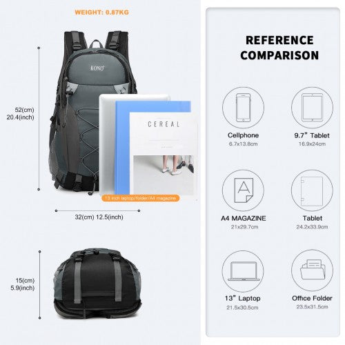 Kono Multi Funktional Außenbereich Wandern Rucksack Mit Regenschutz