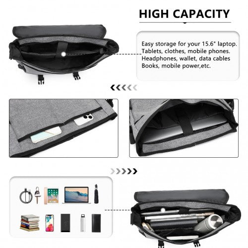 Kono Hohe Sicherheit Kuriertasche Schulranzen Umhängetasche