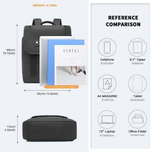 Kono PVC-beschichtet Wasserfest Stromlinienförmig Und Innovativ Klappen-Rucksack