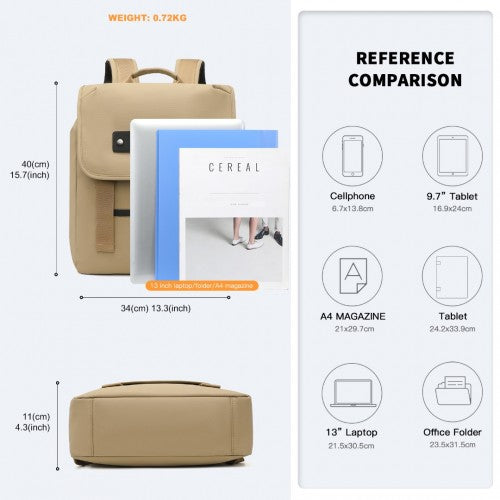 Kono PVC-beschichtet Wasserfest Stromlinienförmig Und Innovativ Klappen-Rucksack