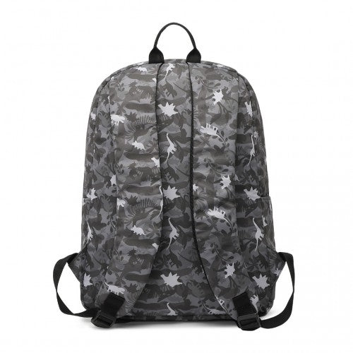 Kono Dinosaurier gemustert Freizeit Schulrucksack