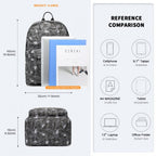 Kono Dinosaurier gemustert Freizeit Schulrucksack