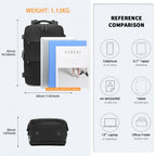 Kono Multifunktional Atmungsaktiv Reise-Rucksack Mit USB-Ladeanschluss  und separatem Schuhfach